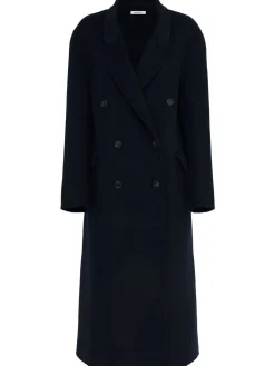 Cappotto doppiopetto Bianca in misto lana