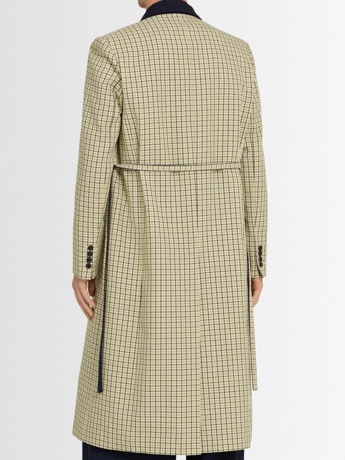 Cappotto in misto lana con cintura