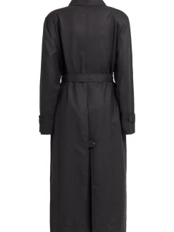 Cappotto lungo Basoto in lana / cintura