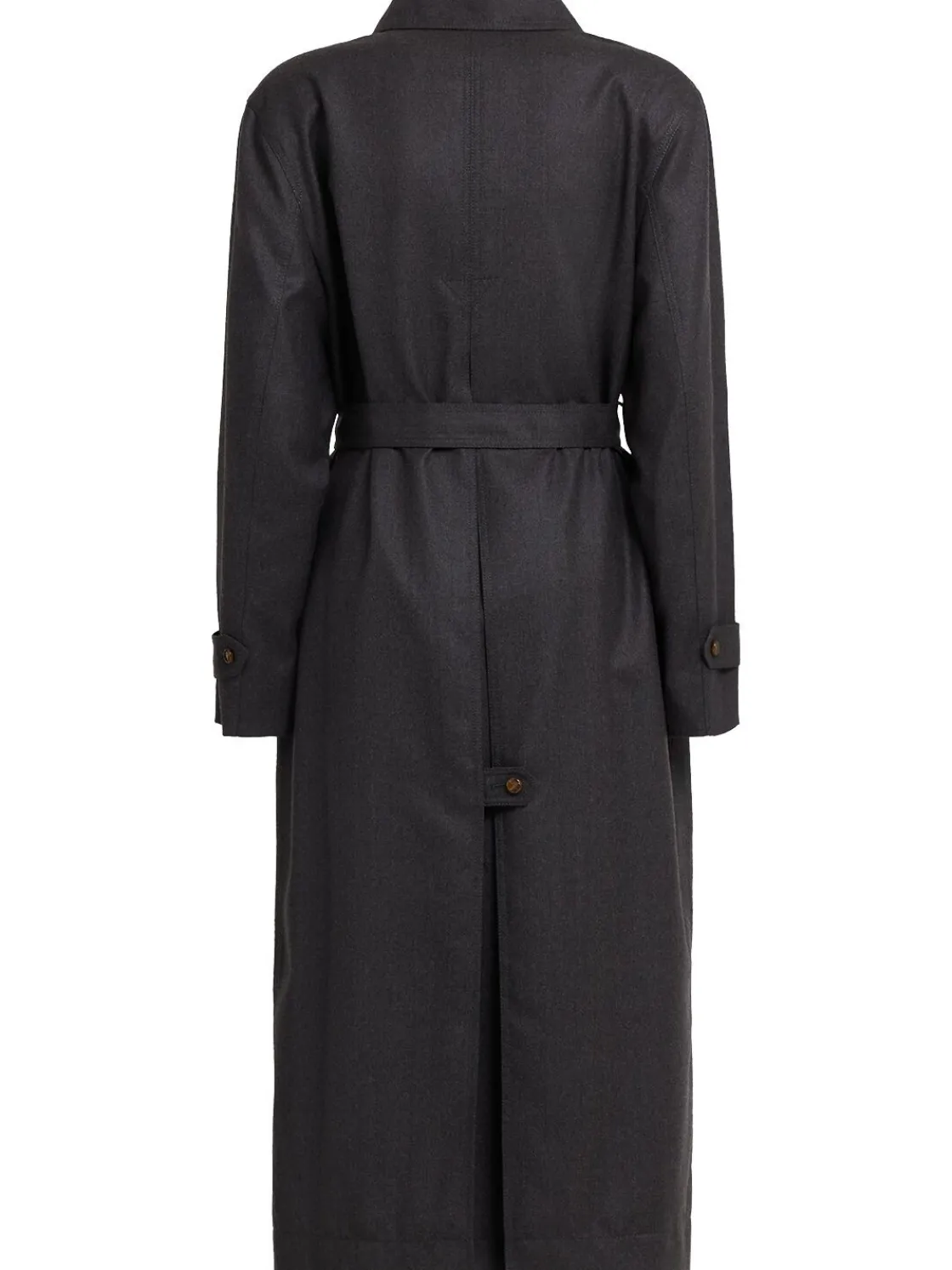 Cappotto lungo Basoto in lana / cintura