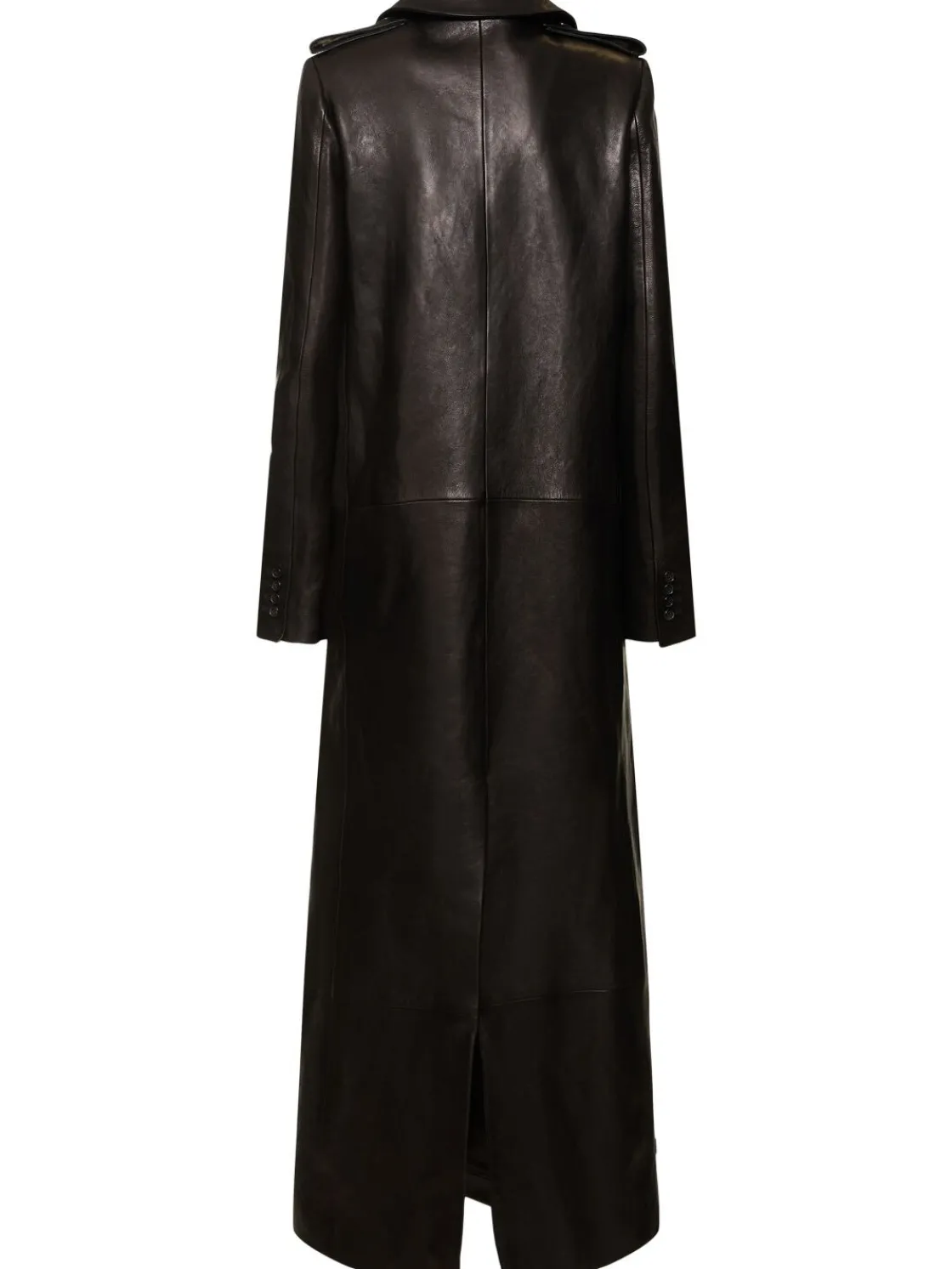 Cappotto lungo Mallory in pelle