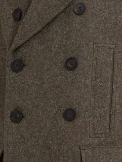 Cappotto lungo Officer in lana