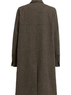 Cappotto lungo Officer in lana