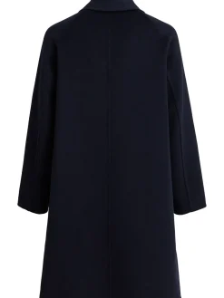 Cappotto monopetto in misto lana