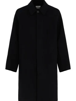 Cappotto monopetto in misto lana