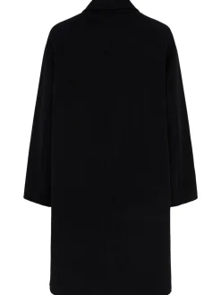 Cappotto monopetto in misto lana