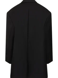 Cappotto oversize doppiopetto in lana