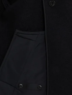 Cardigan in feltro di lana