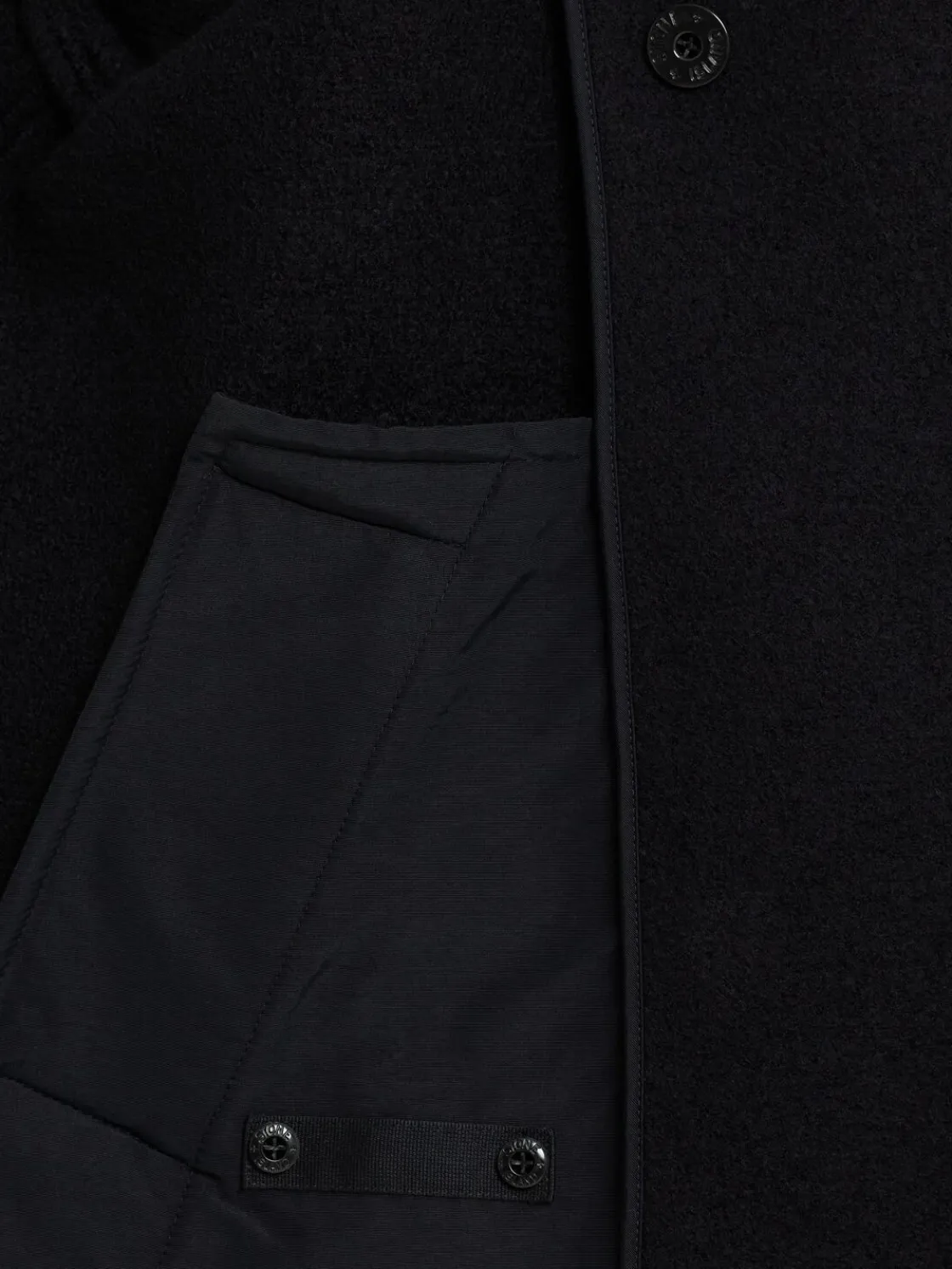 Cardigan in feltro di lana