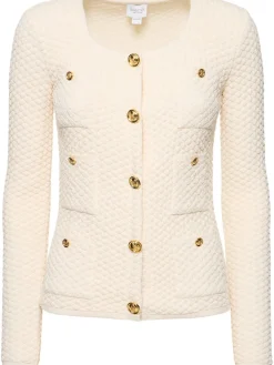 Cardigan in maglia con taschini