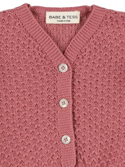 Cardigan in maglia di cotone