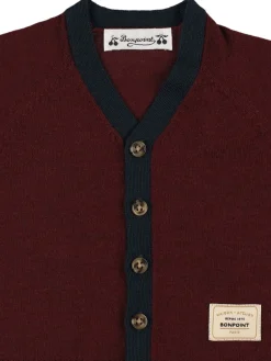Cardigan in maglia di lana