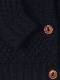 Cardigan in maglia di misto lana
