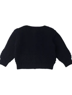 Cardigan in maglia di misto lana
