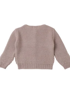 Cardigan in maglia di misto lana