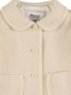 Cardigan in maglia di misto lana