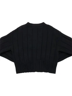 Cardigan in maglia di misto viscosa