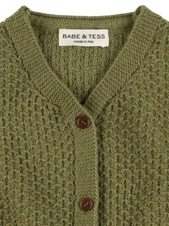 Cardigan in misto alpaca