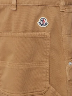 Cargo cotton gabardine pants