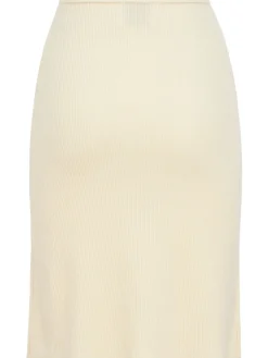 Cashmere knit pencil skirt
