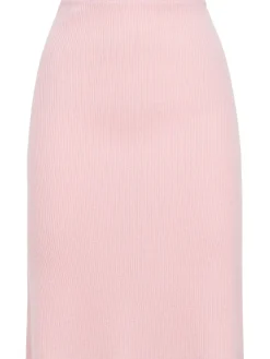 Cashmere knit pencil skirt