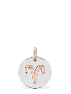 Charm Aries in oro rosa 9kt e argento