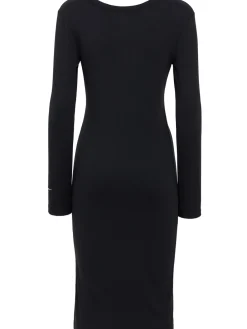 Chill Knit Tight Long-Sleeve Midi dress