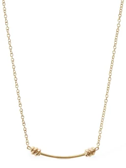 Collana lunga Nodo in oro rosa 9kt