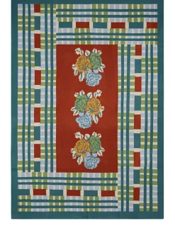 Coperta Ankara Rust Plumbago
