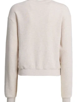 Cotton blend classic crewneck sweatshirt
