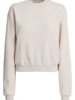 Cotton blend classic crewneck sweatshirt