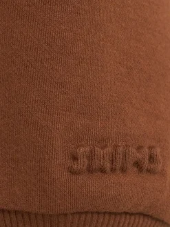Cotton blend classic zip-up hoodie