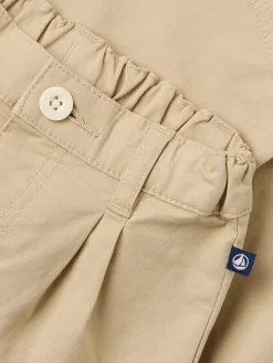 Cotton blend gabardine pants