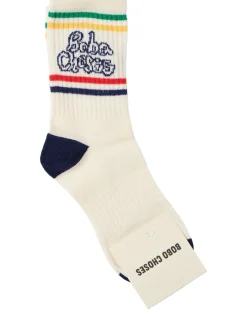 Cotton blend jacquard socks