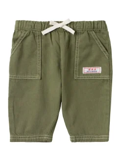 Cotton blend jersey pants