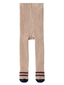 Cotton blend knit tights
