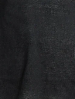 Cotton blend long sleeve top