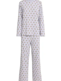 Cotton blend pajama set