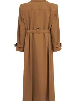 Cotton blend trench coat