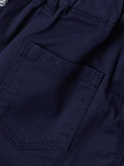 Cotton chambray overalls
