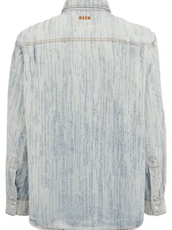 Cotton denim shirt