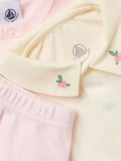Cotton jersey t-shirt, cardigan & pants