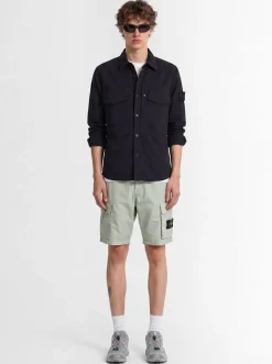 Cotton & linen overshirt