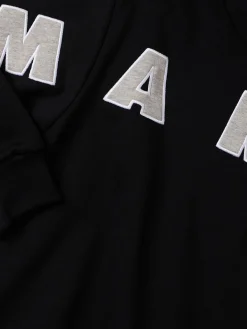 Cotton logo sweatshirt hoodie