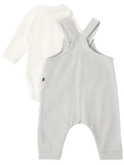 Cotton overalls & bodysuit