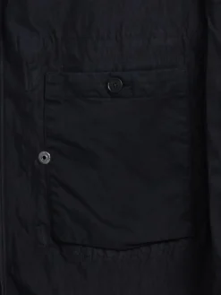 Cotton & poly overshirt