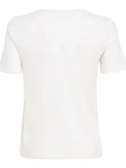 Cotton t-shirt w/ passion fruit print