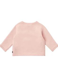 Cotton & wool knit cardigan