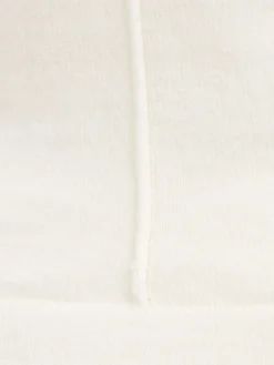 Cropped cotton & cashmere blend t-shirt