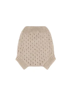 Culotte in maglia di lino e cotone